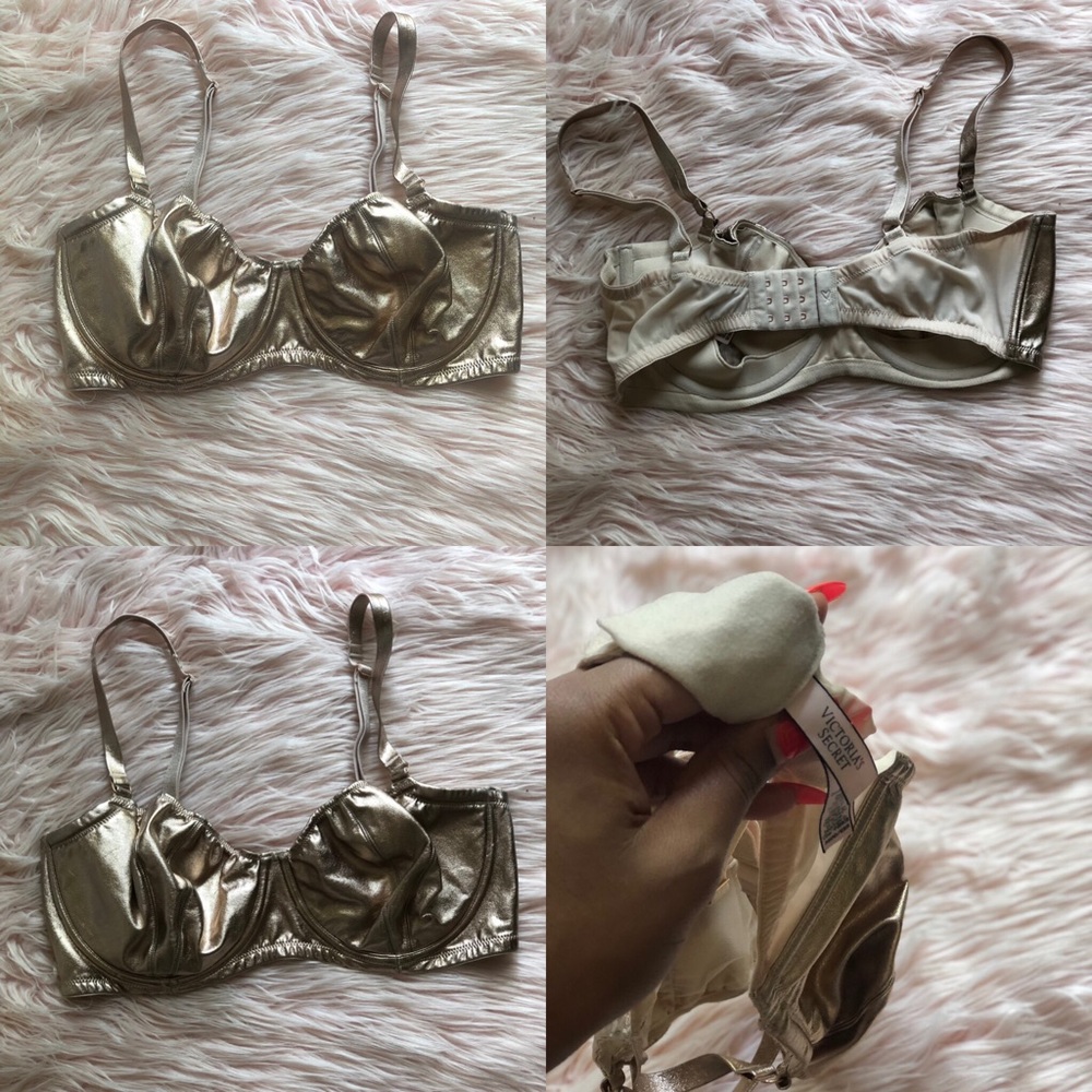 Victoria’s Secret Push up bra //38DD Rose Gold